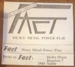 Fact (GER) : Heavy Metal Power Play